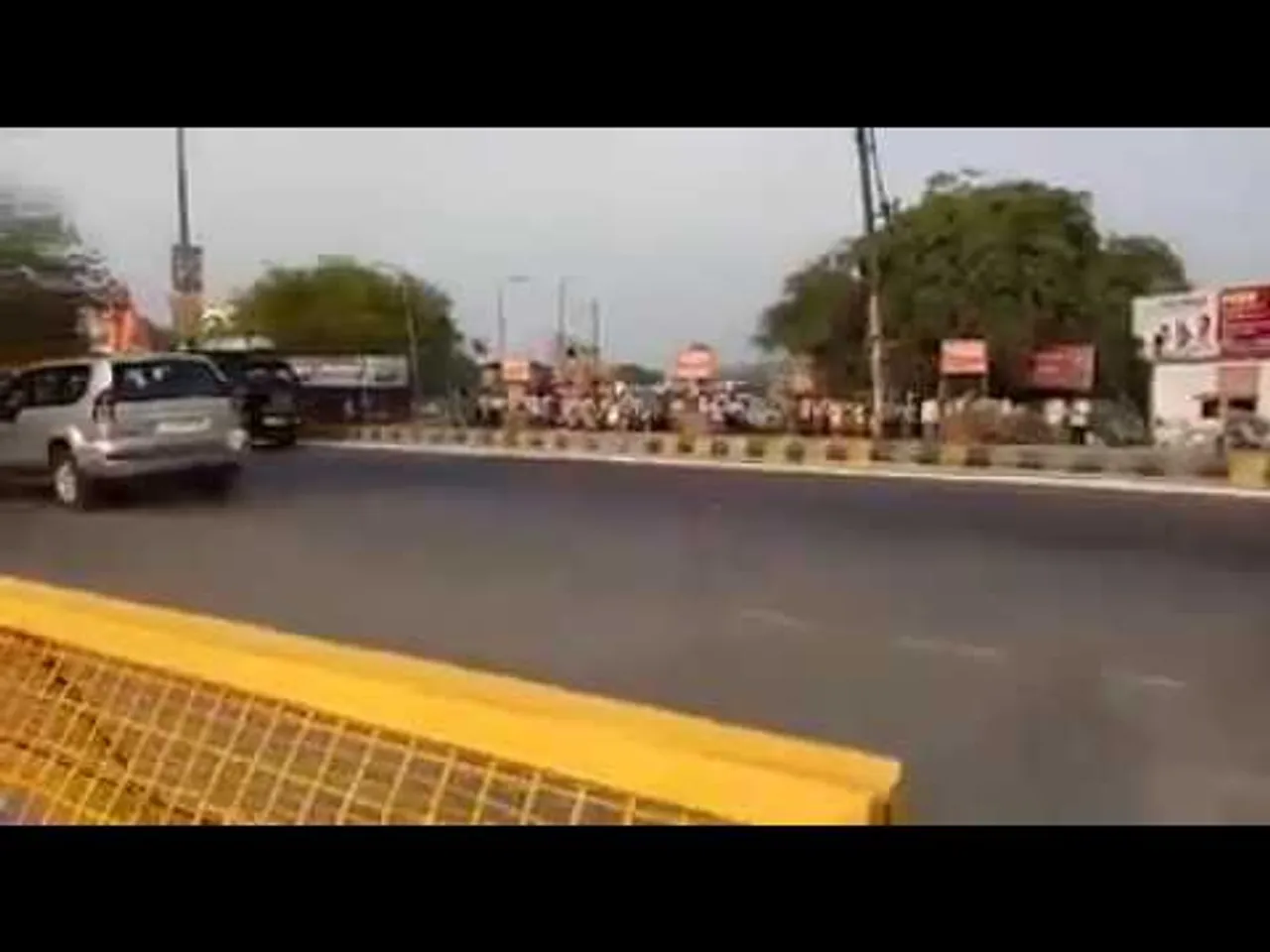 The protesters protested against CM Yogi's convoy, the video gets viral