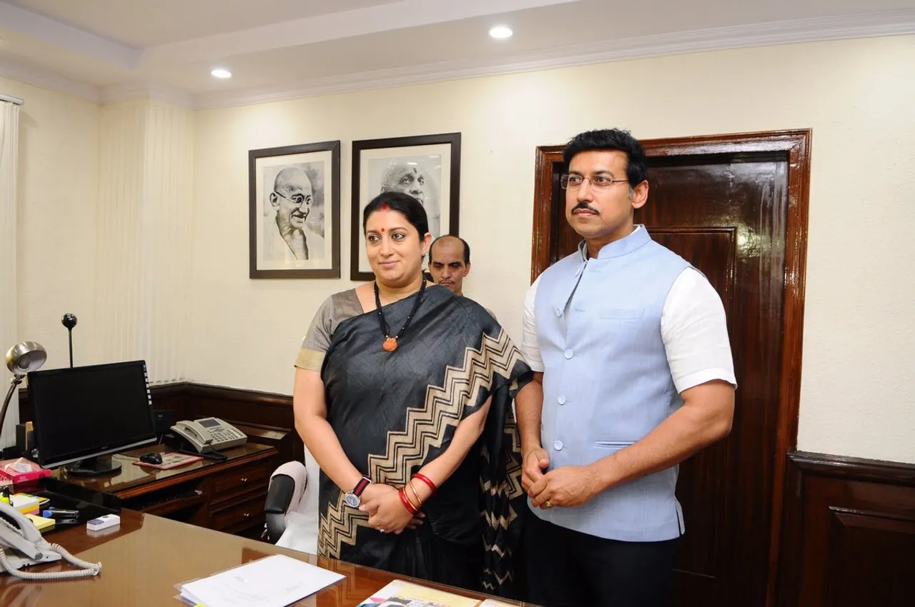 Smriti Irani gets additional charge of I & B Ministry