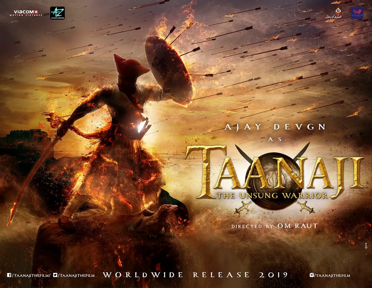 First look of Ajay Devgan's "Tanaji - the Unsung Warrior"