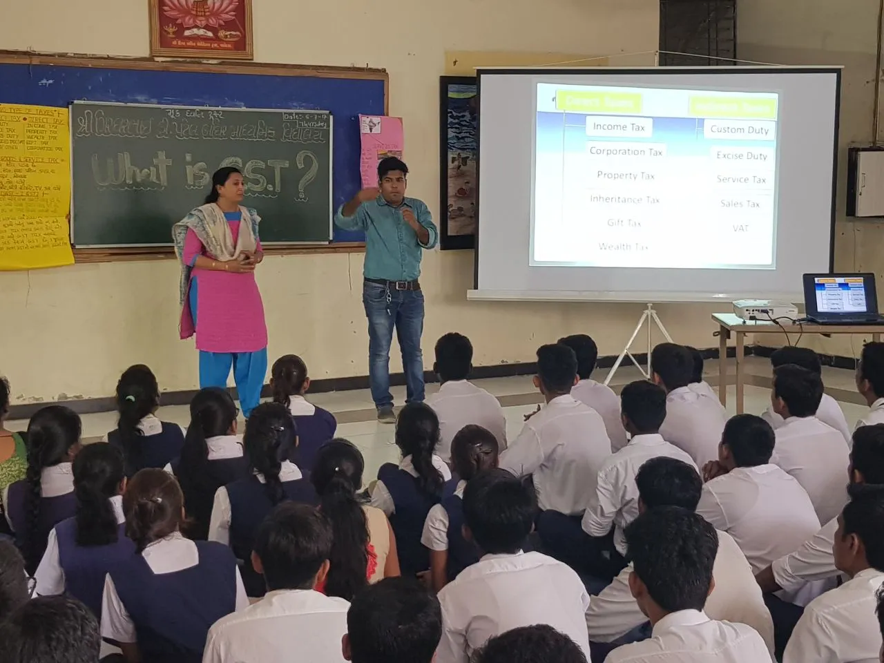 Deaf students learn about GST