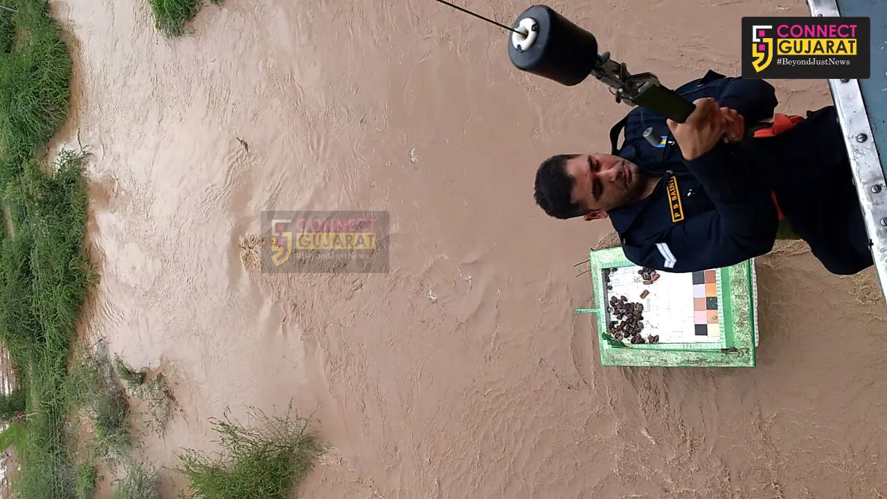 IAF continues to hold hands in flood hit gujarat