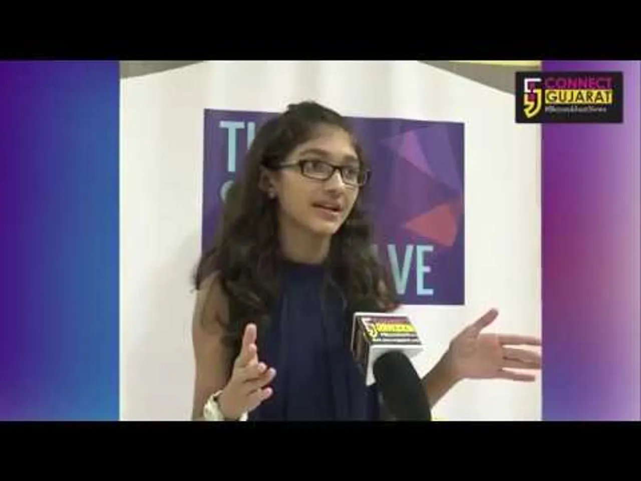 Ishita Katyal's interview with Connect Gujarat at TSC2017 on World Social Media Day