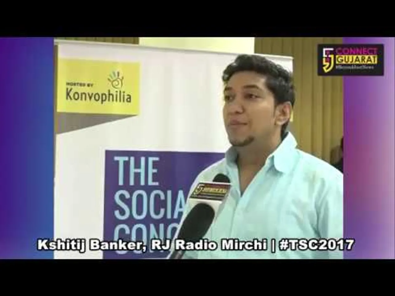 Kshitij Banker's Interview with Connect Gujarat at #TSC2017 on World Social Media Day