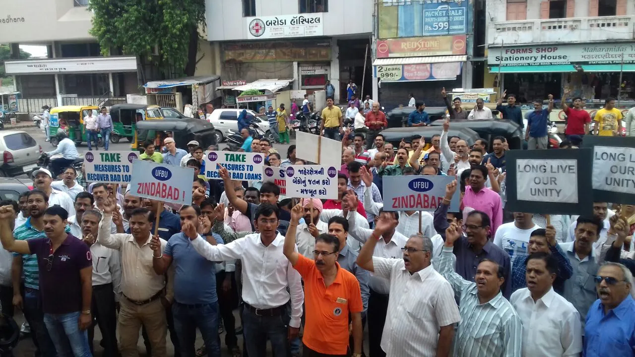 One day bank strike all across the country
