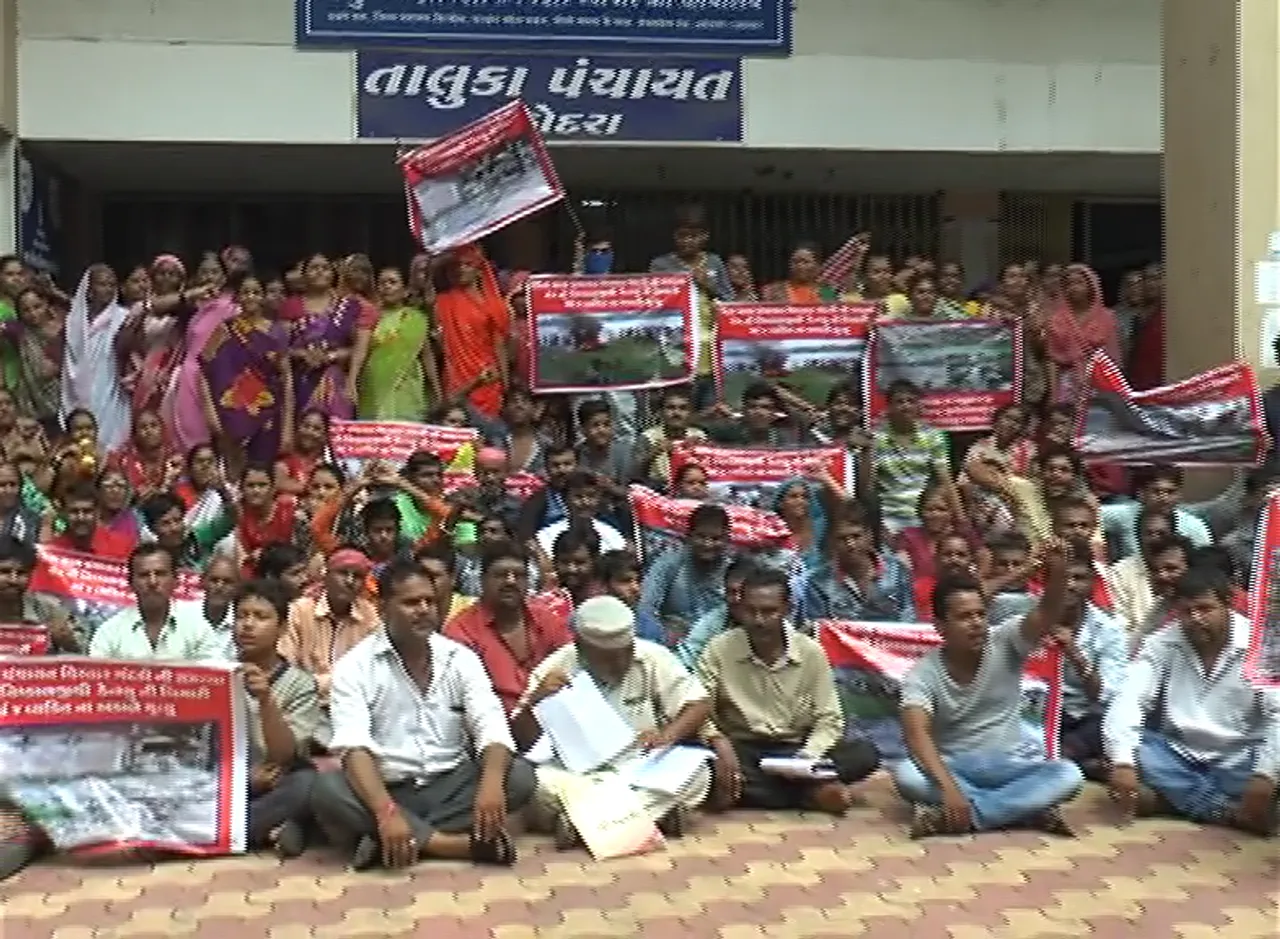 Bajwa residents protest against Panchayat threaten to go on hunger strike