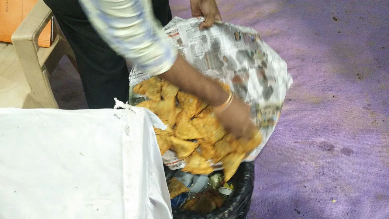 VMSS health department raid at food stalls inside garba venues
