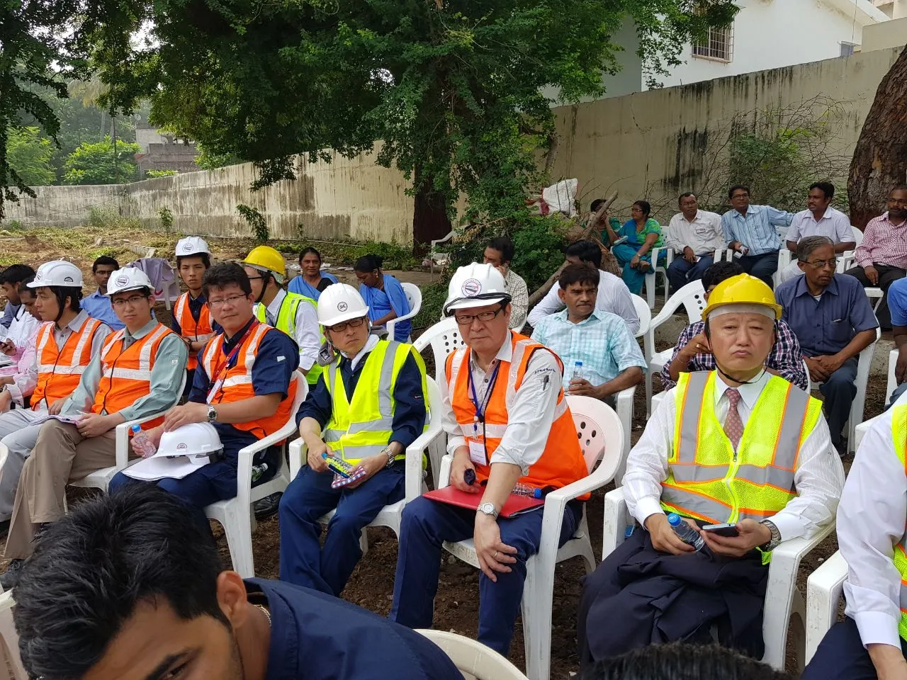 Foundation laying ceremony of high speed training institute in Vadodara