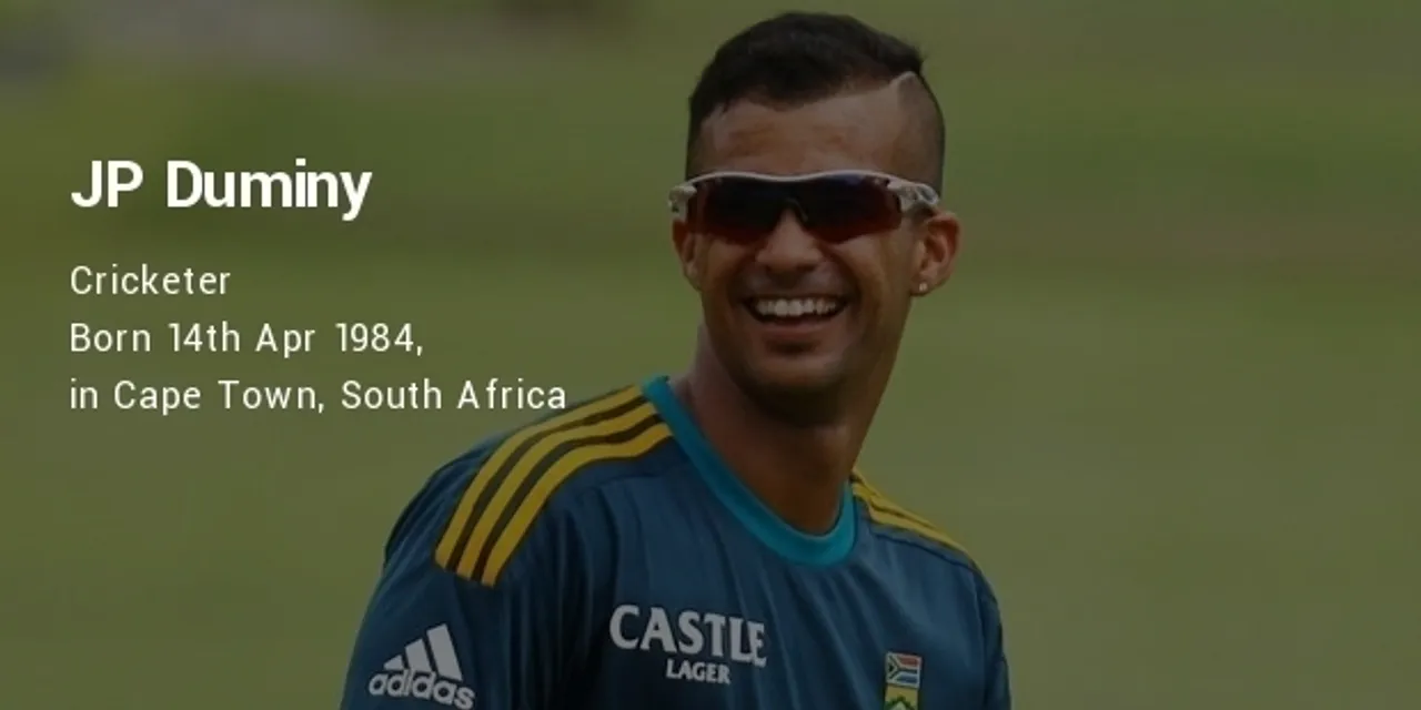 JP Duminy retires from Test cricket