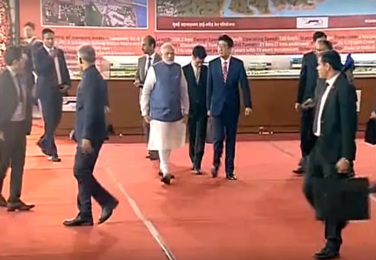 LIVE: PM Modi & PM Abe of Japan to lay foundation stone for India’s first High Speed Rail project