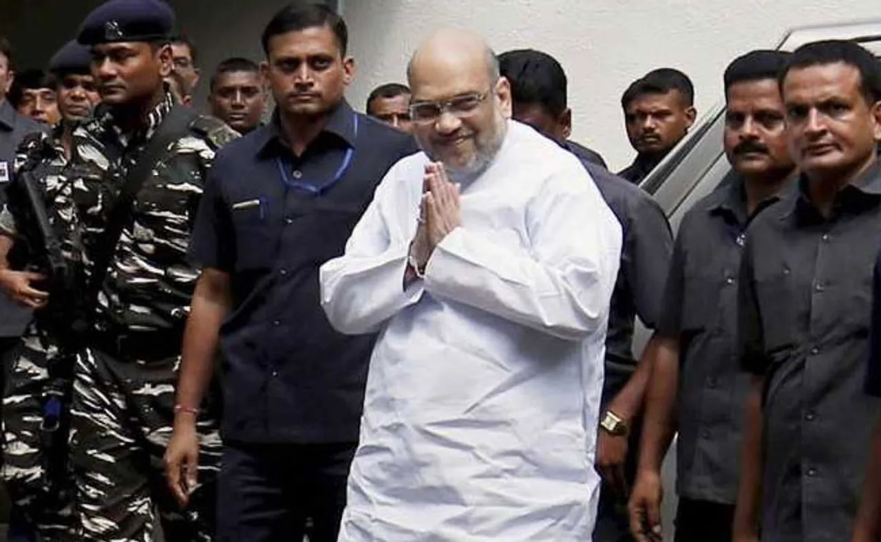 Amit Shah appears in court as defence witness