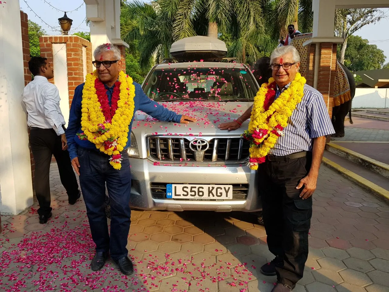 Two NRI Friends on a mission for peace celebrate Diwali in India