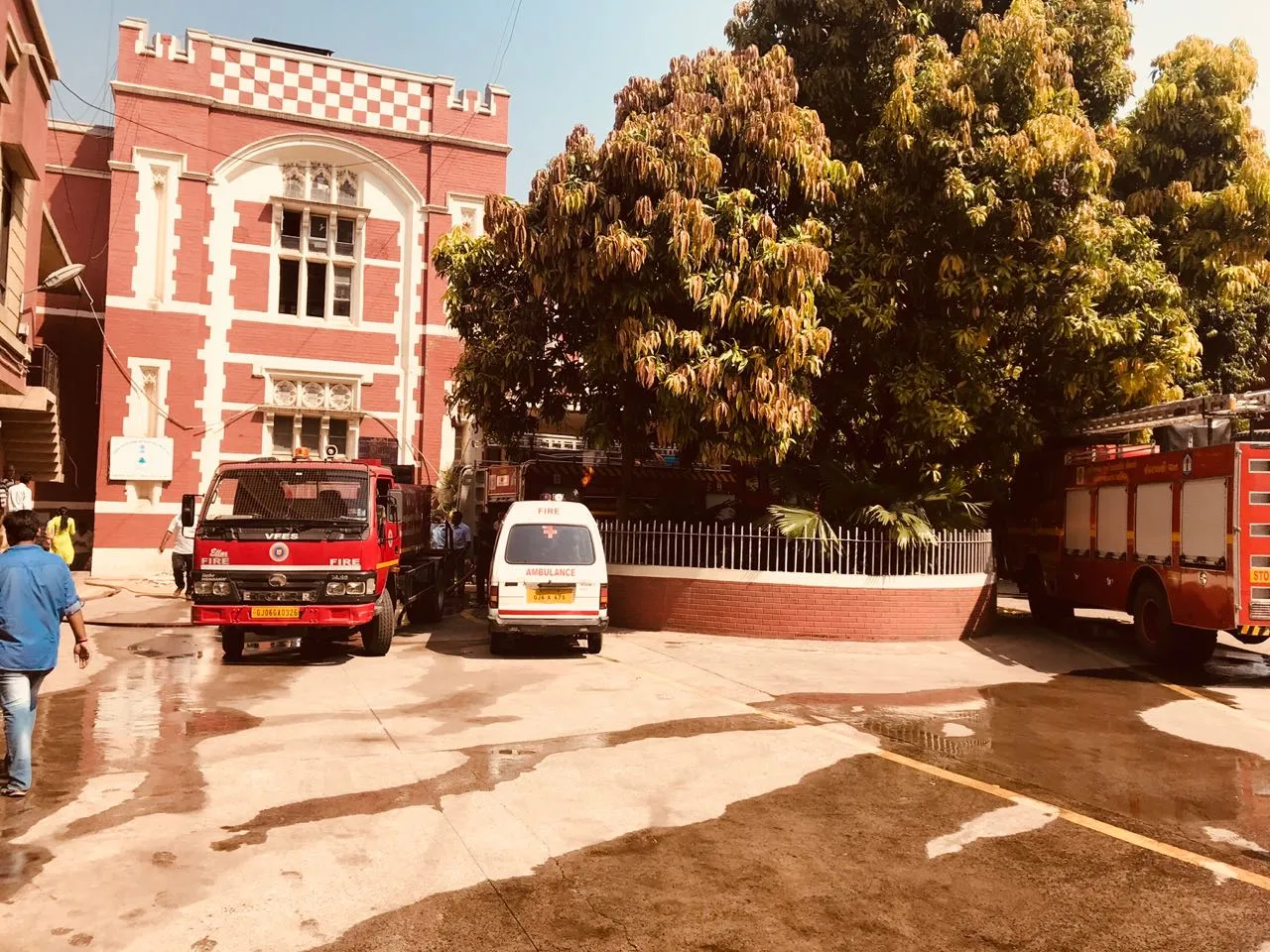 Important documents engulfed in fire inside record department at collector office