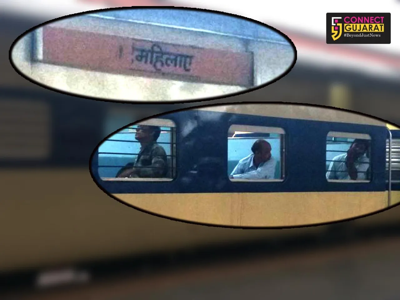 Male passengers travel inside ladies compartment