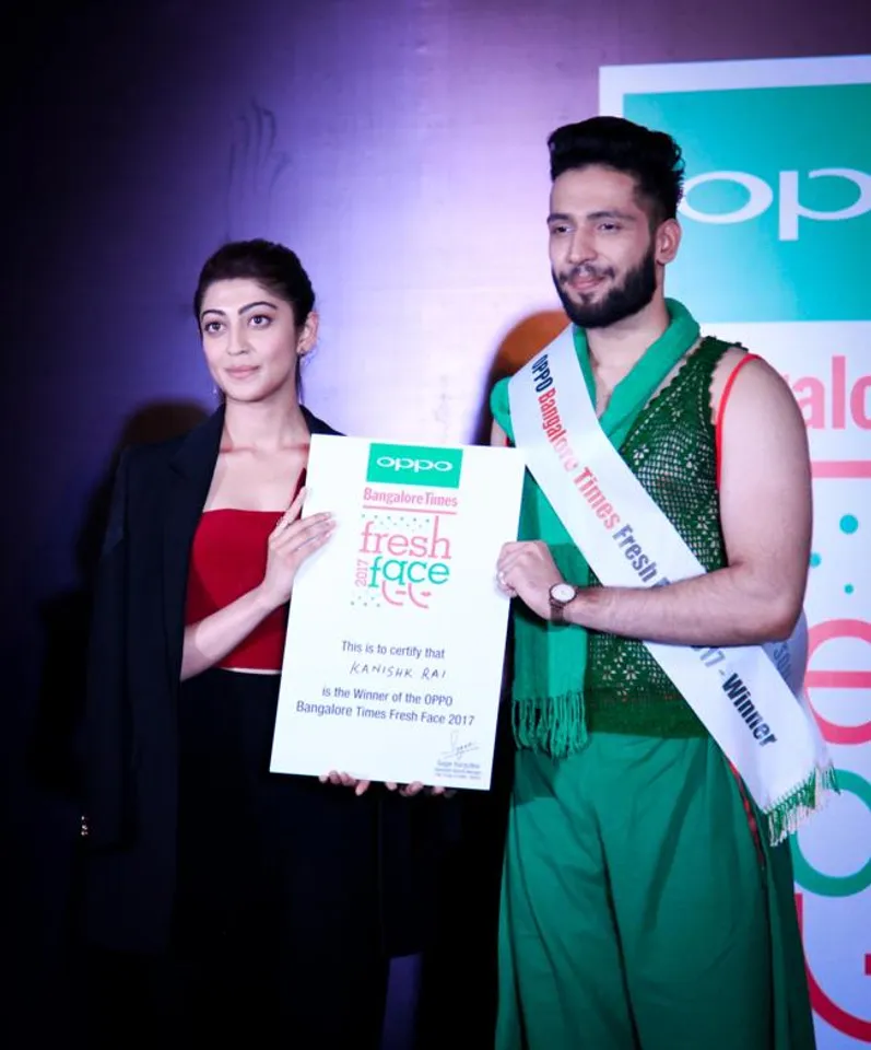 Anchal NG & Kanishk Rai wins the OPPO Times Fresh Face in the Bengaluru city finale