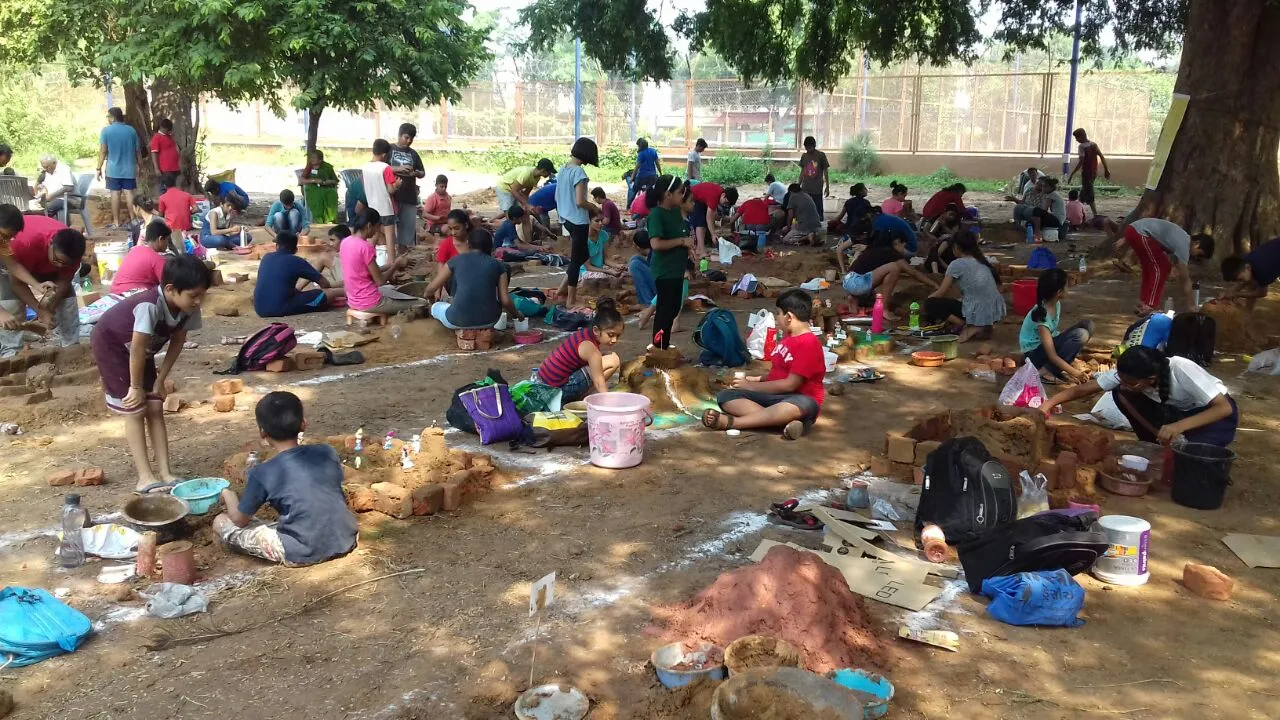 Fort building competition organised in Vadodara