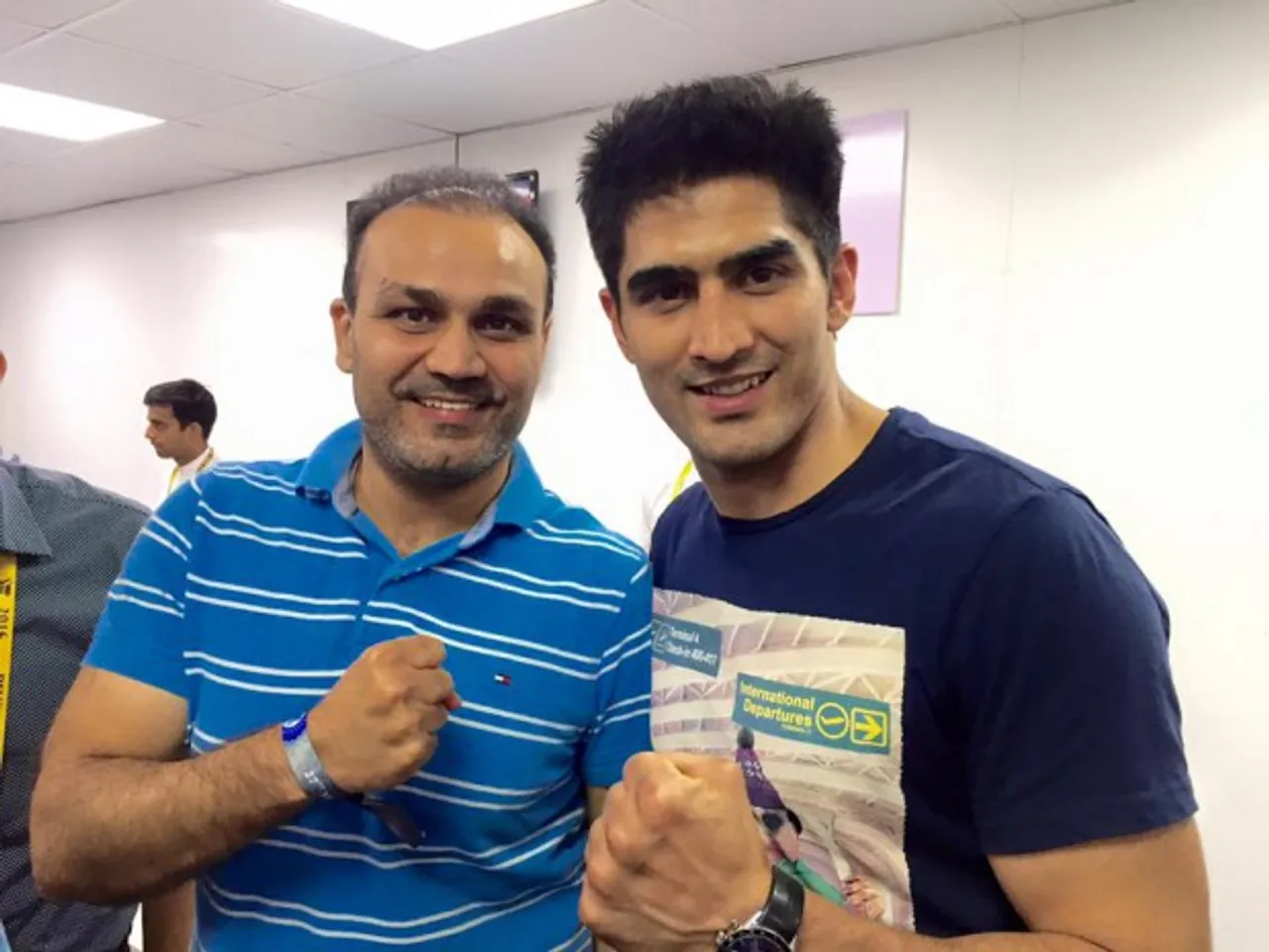 Vijender Wish Veeru on birthday in Haryana style