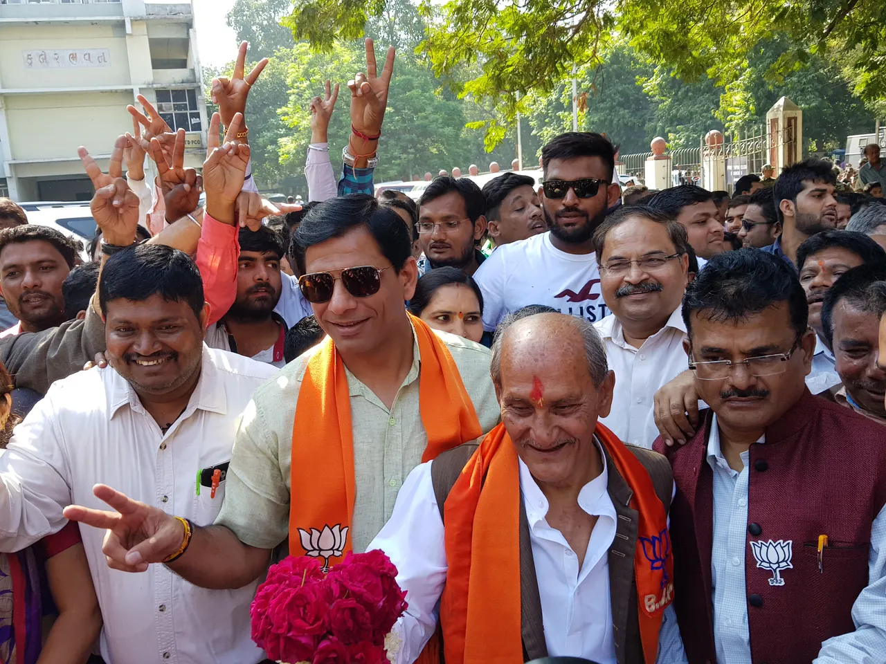 BJP candidates of remaining three seats files their nomination papers