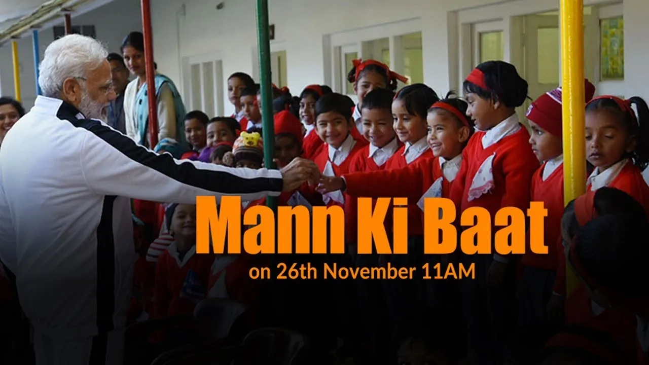 LIVE: PM Modi’s Mann Ki Baat, November 2017