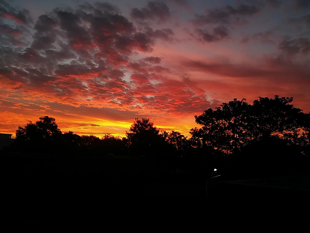Beautiful morning sky a delight to watch