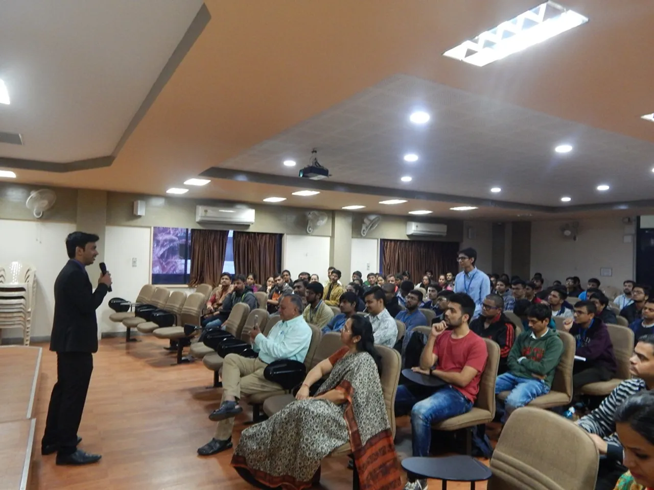 Suril Shah from Google Research, USA visited CHARUSAT