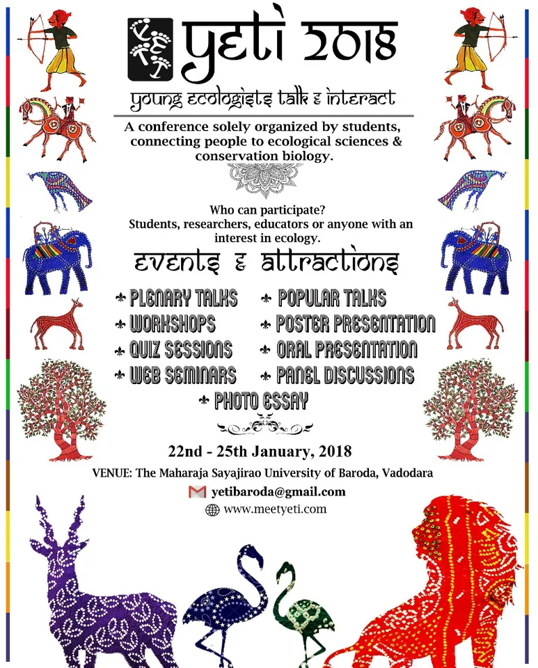 Young Ecologists Talk and Interact (YETI), BARODA - 2018