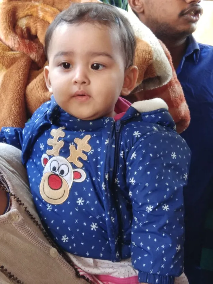 2yr old girl found abandoned inside temple in Vadodara