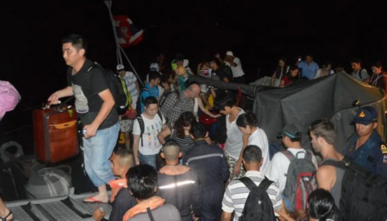 173 stranded tourists rescued from Thai island