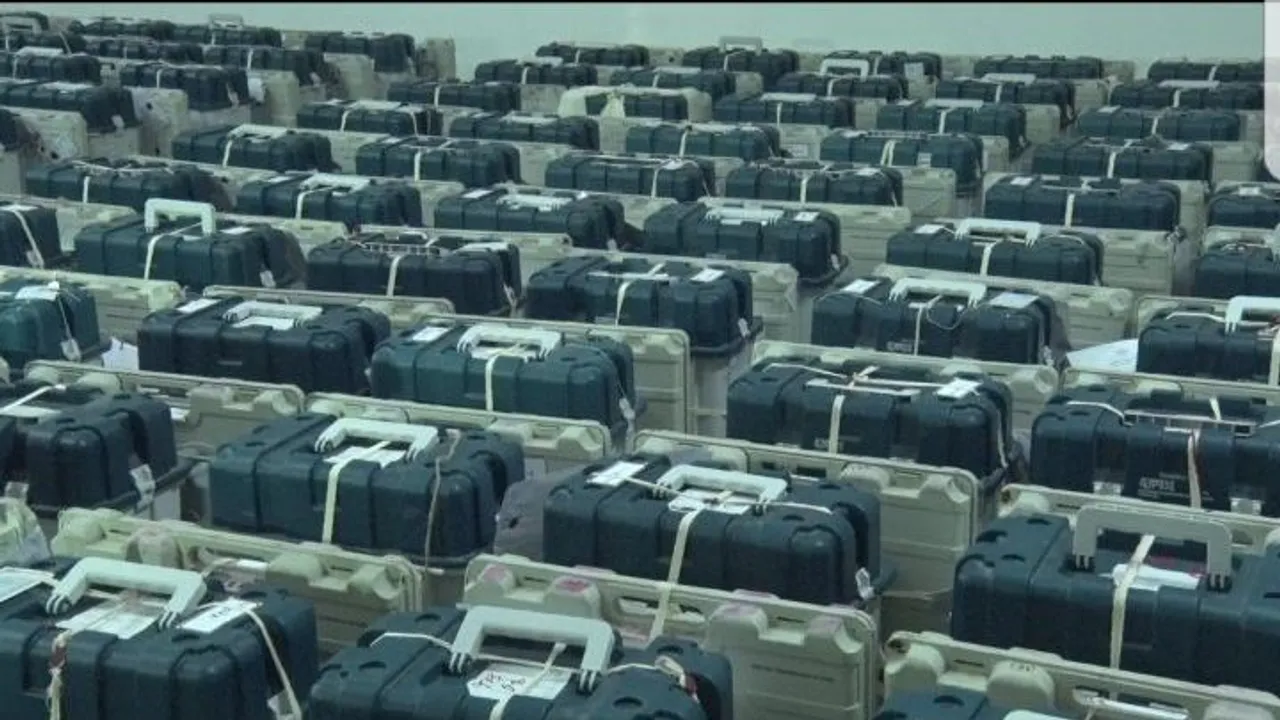 EVM sealed inside strong room in Vadodara