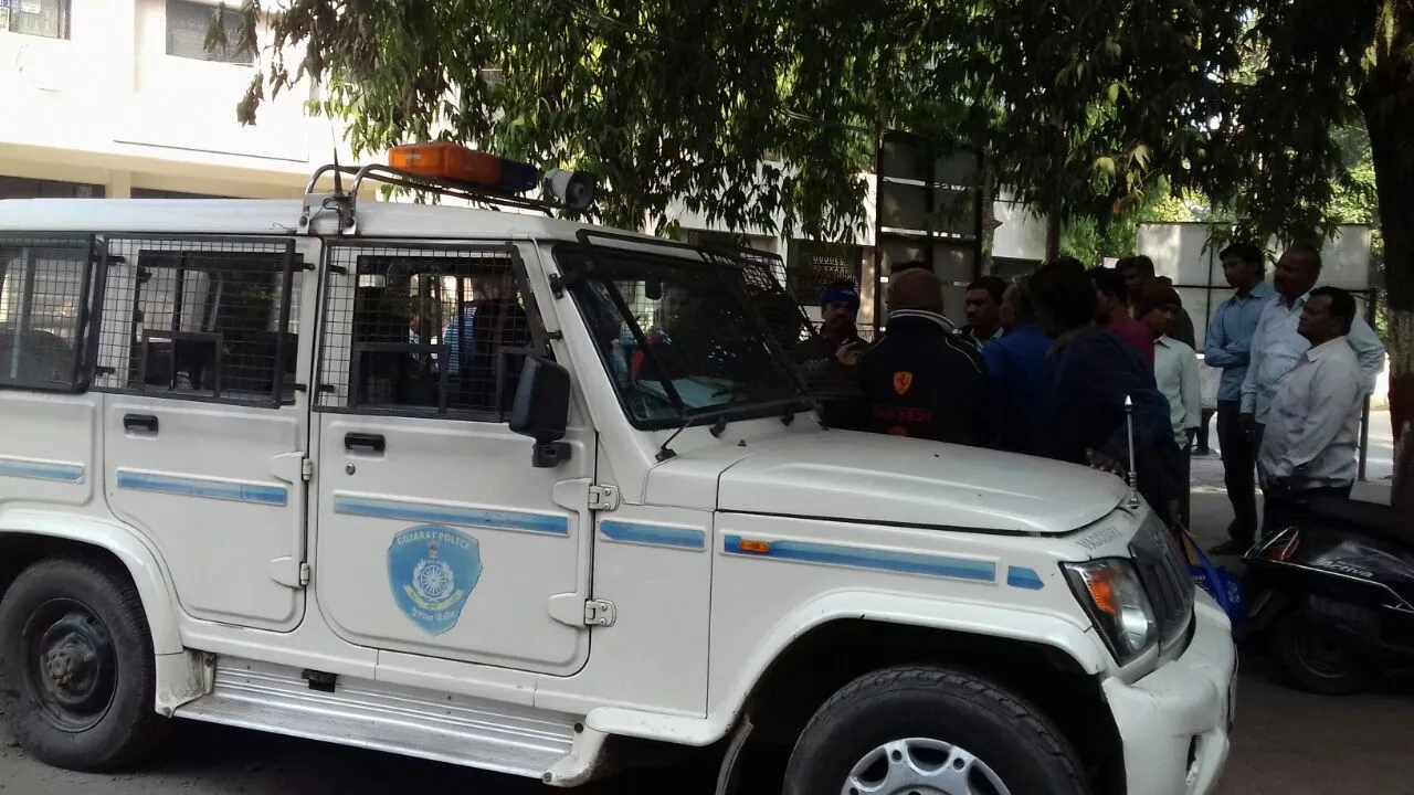 Surveillance team police jawan knocked down by PSI car