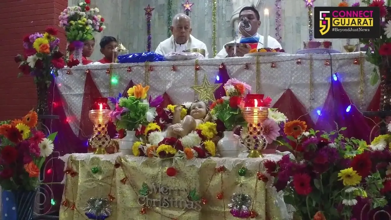 Thousands celebrated birth of Jesus Christ at Ankleshwar Church