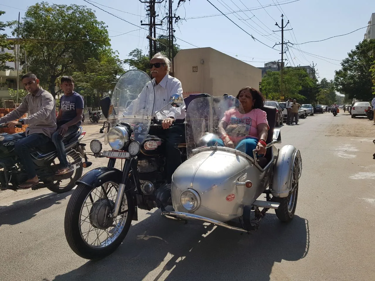 Old age couple set out on bullet tour to Cambodia