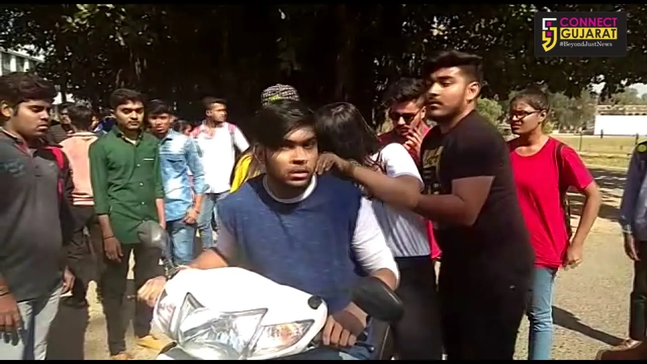 Two students injured in a freak incident during youth fest