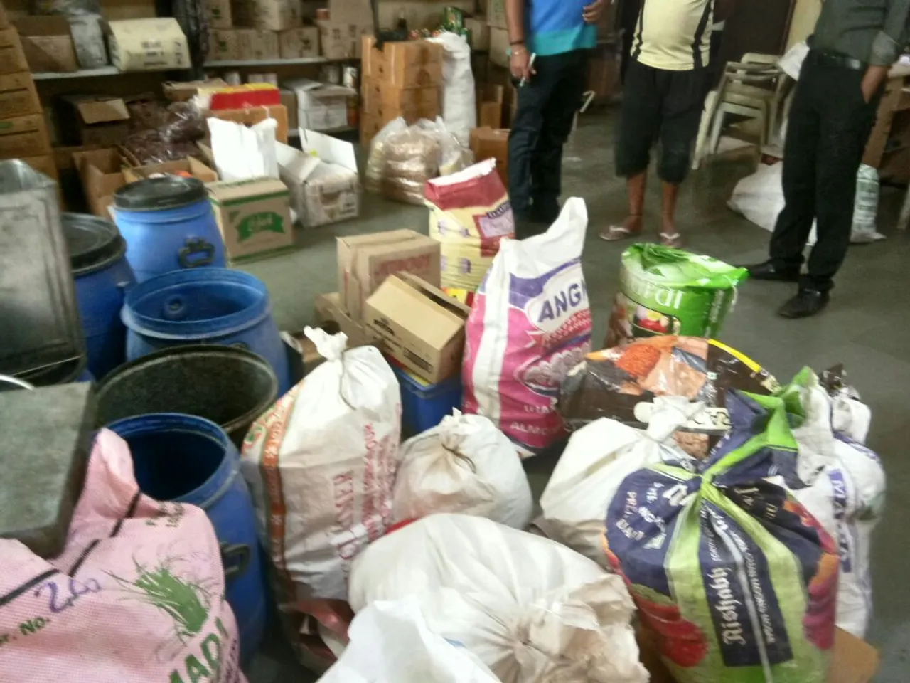 VMSS health team checking on caterers