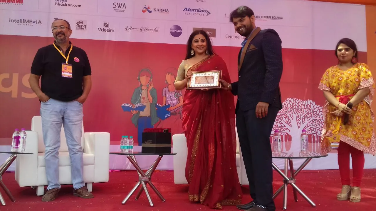 Vidya Balan at her best in Gujarat Literature Festival