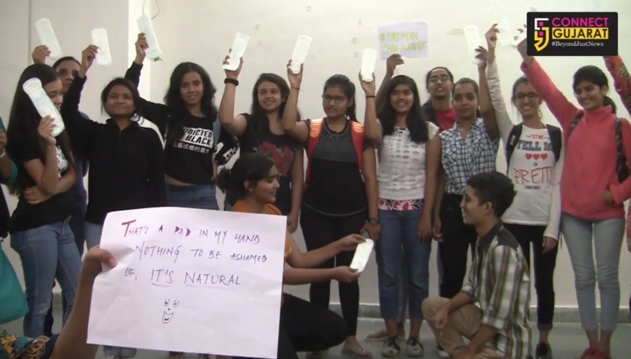 MSU students accepts the Padman challenge