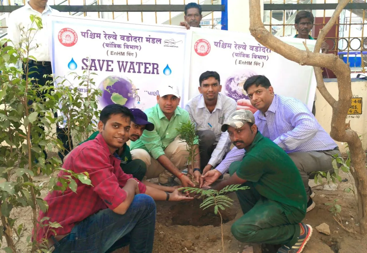 Awareness campaign of theme of stop plastic pollution