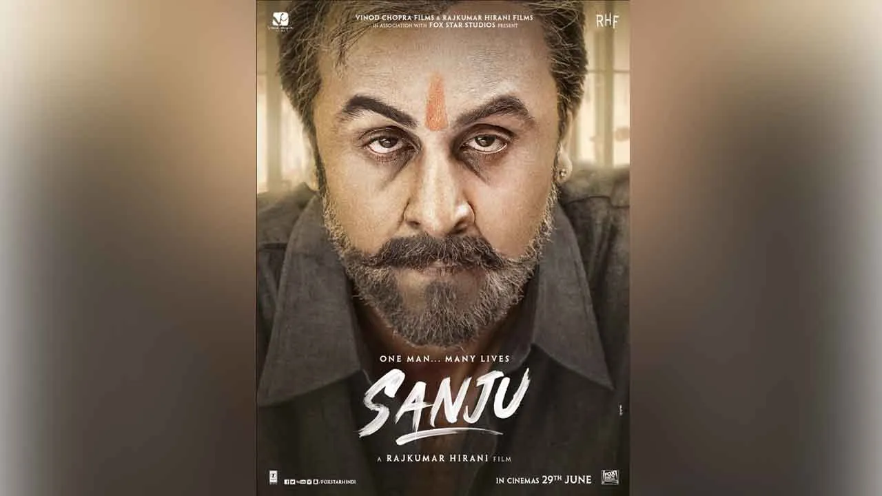 Rajkumar Hirani shares new poster of ‘Sanju’ giving a close view of Ranbir Kapoor