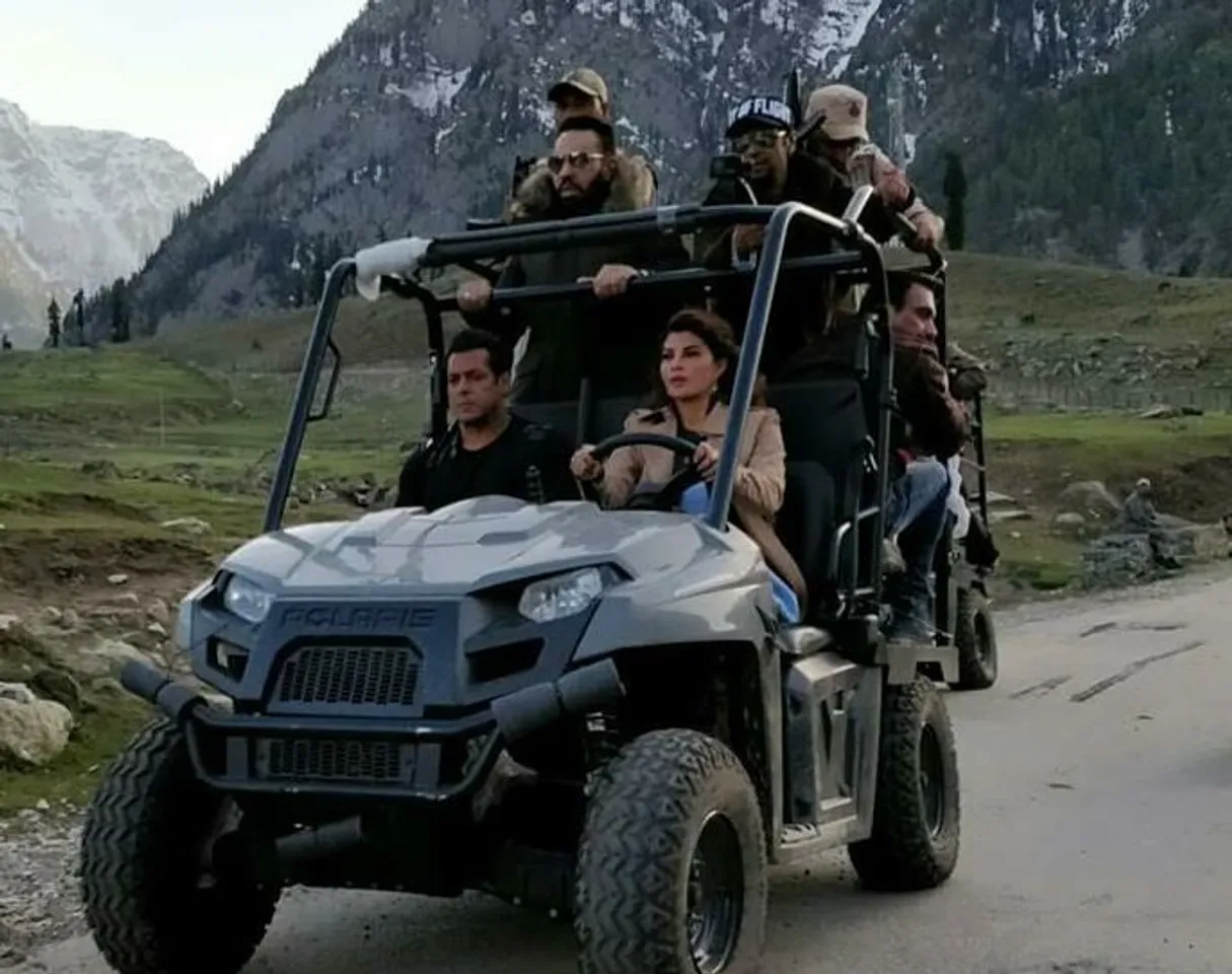 Salman Shooting for a romantic song in Kashmir with Jacqueline