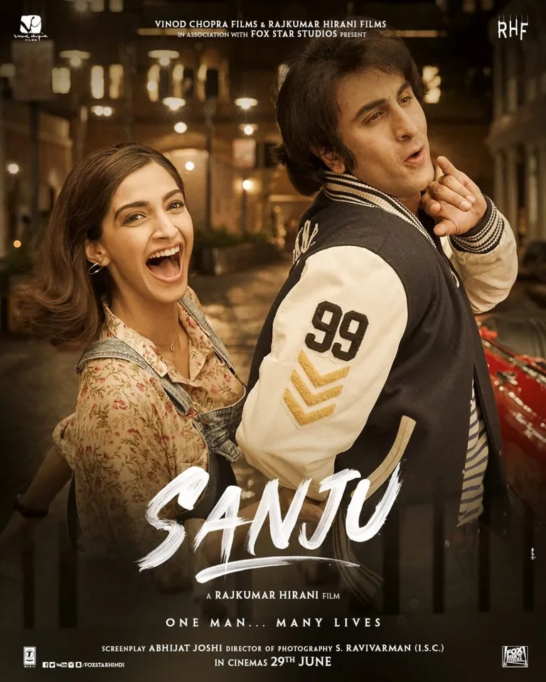Sanju poster gives an insight into the crazy love life of Sanjay Dutt