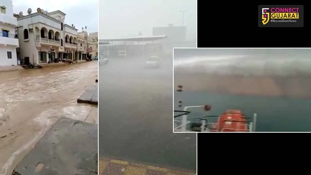Warning issued of Mekunu cyclone hit Salalah city in Oman