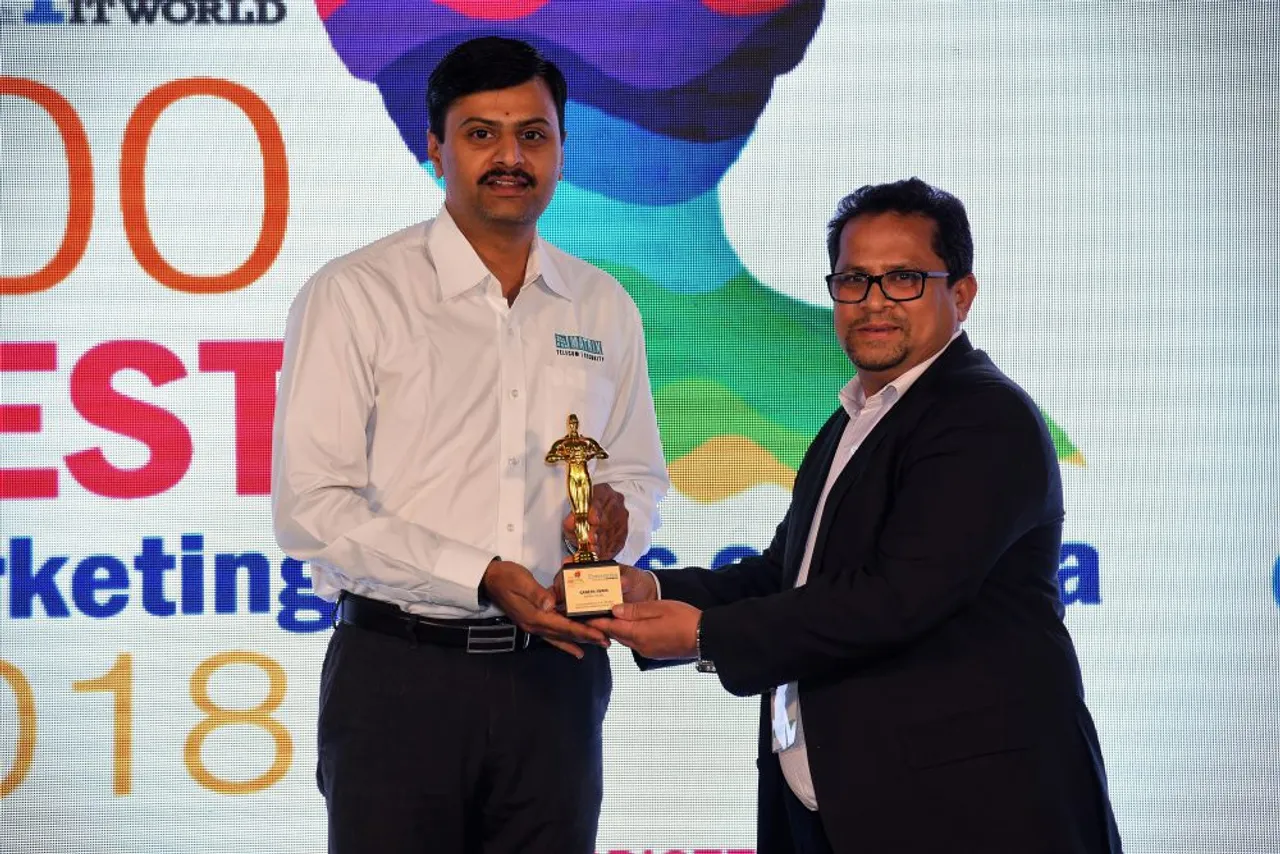 Matrix Wins Enterprise IT World 100 Best Marketing Minds of India 2018