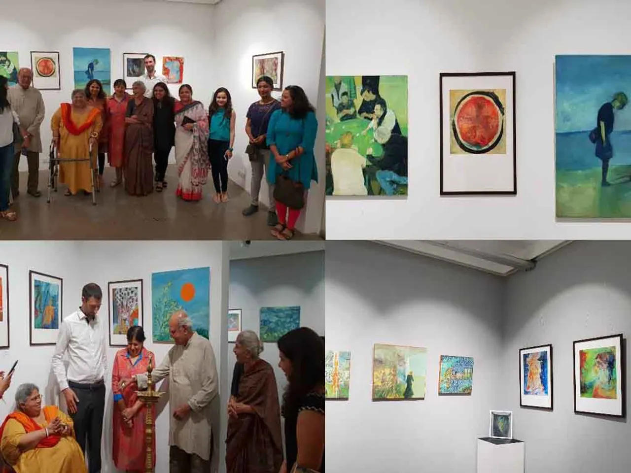French artist Julien Claustre showcase his art works in Vadodara