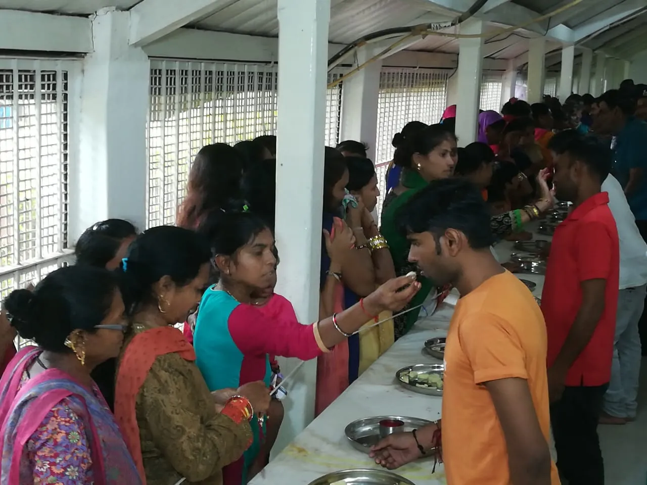 Rakshabandhan celebration inside Vadodara Central Jail
