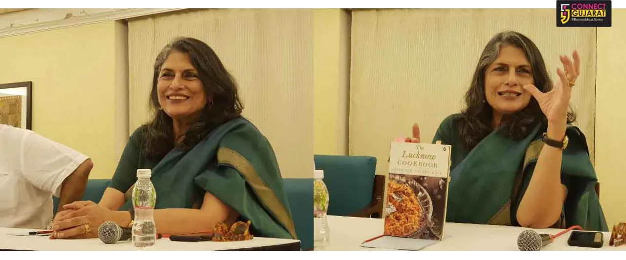 Celebrated architect Padmashri Sunita Kohli in Vadodara for a talk on Edwin Lutyens and the creation of New Delhi