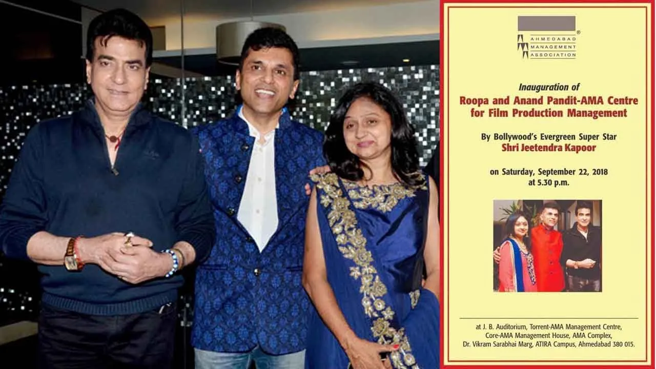 AMA decided to name it's film production centre in honour of Roopa and Anand Pandit