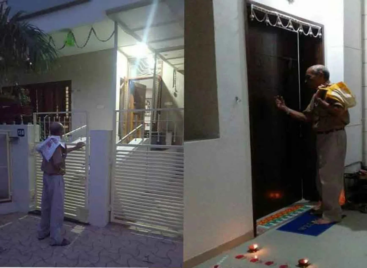 The tradition of distributing Sabras still continues in Vadodara