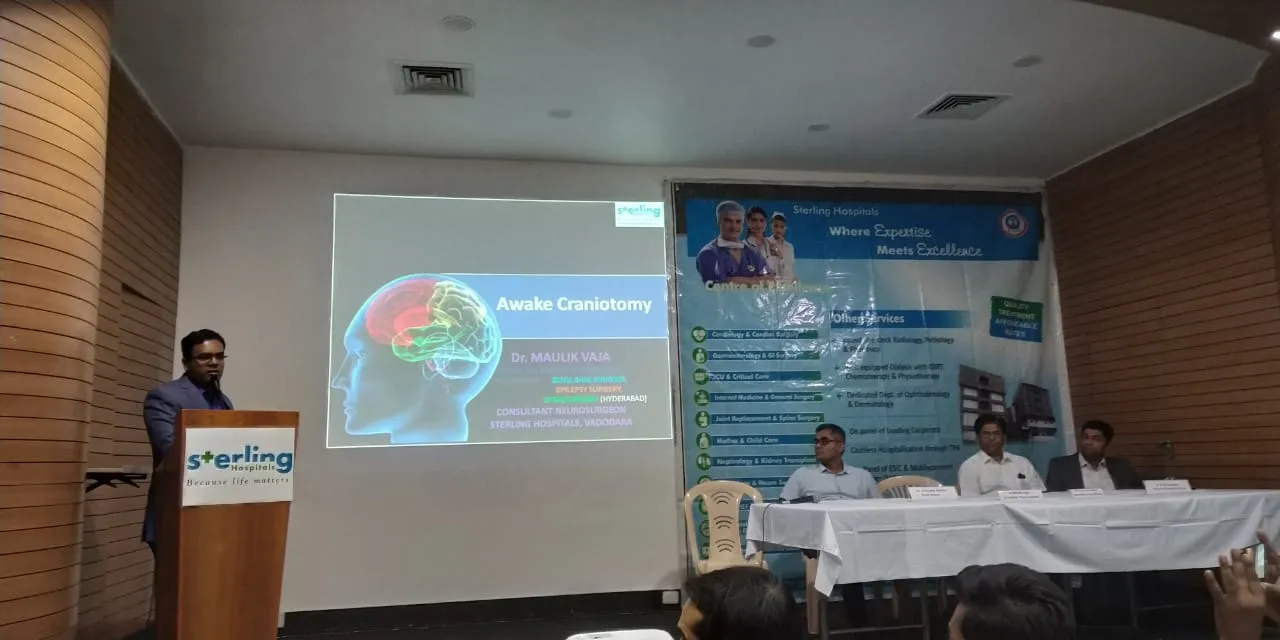 A complex brain tumour is removed without anesthesia at Sterling Hospital
