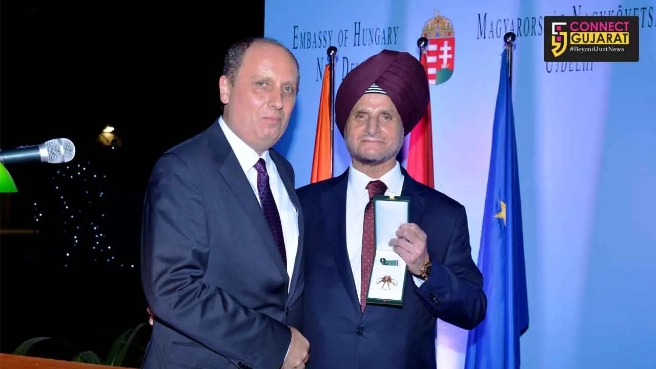 Onkar S Kanwar awarded with ‘Order of Merit’ of Hungary