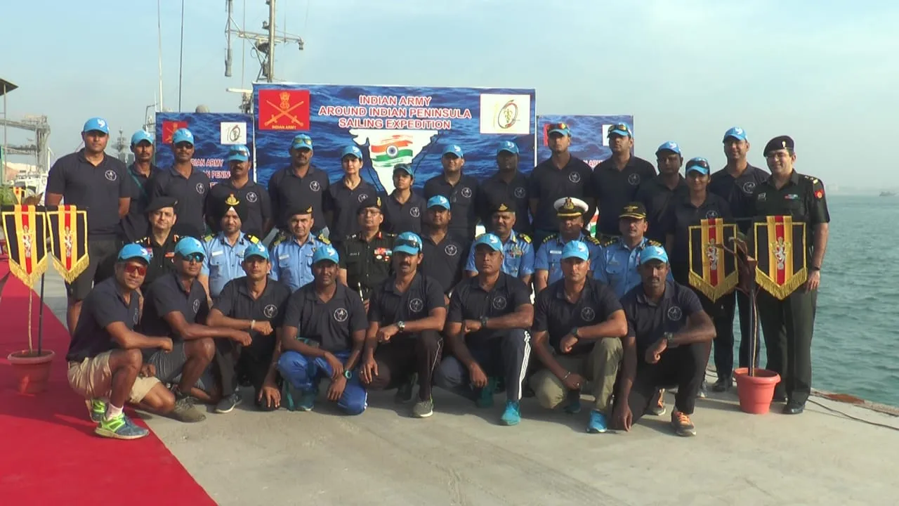 AROUND INDIAN PENINSULA’ SAILING EXPEDITION 2018 BY INDIAN ARMY