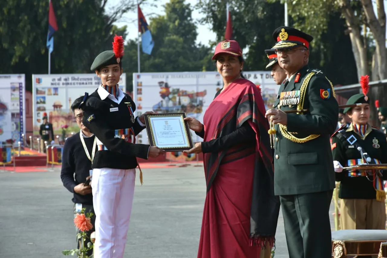 Ex NCC cadet from Vadodara awarded Raksha Mantri Padak in Delhi